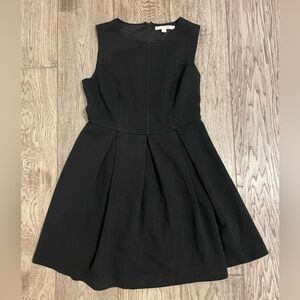 Boden Size 8R Black Flare Dress Women Stylish Modern Cut Formal